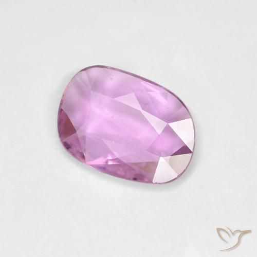 Zafiro Púrpura rosáceo intenso natural de 0.74 ct, Elegante, VVS-VS