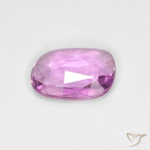 Zafiro Púrpura rosáceo intenso natural de 0.74 ct, Elegante, VVS-VS