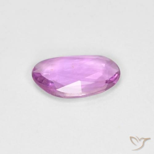 Zafiro Púrpura medio natural de 0.69 ct, Elegante, VS
