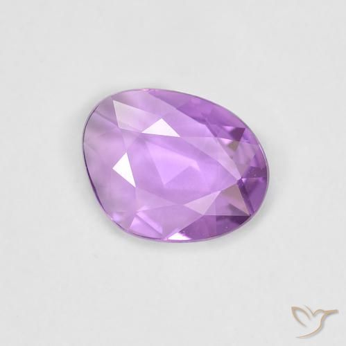 0.61ct Natural Púrpura lila Zafiro, Elegante, VVS-VS