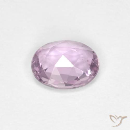 Zafiro Lavanda natural de 0.66 ct, Ovalada, VVS-VS