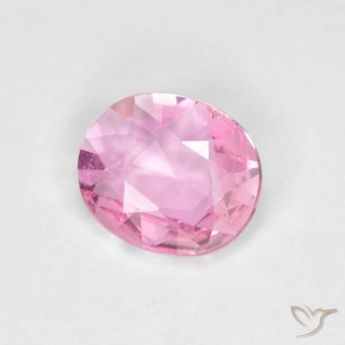 Zafiro Rosa natural de 0.57 ct, Ovalada, VVS-VS