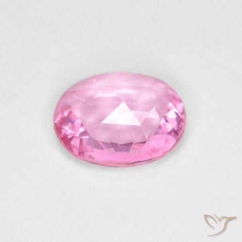 Zafiro Rosa natural de 0.57 ct, Ovalada, VVS-VS