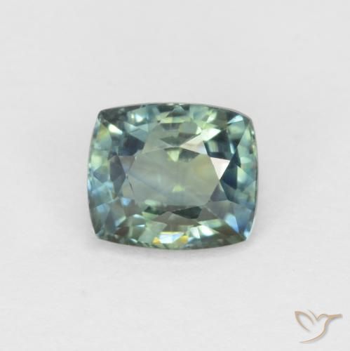1.19ct Natural Multicolor Zafiro, Forma Cojín, VVS-VS