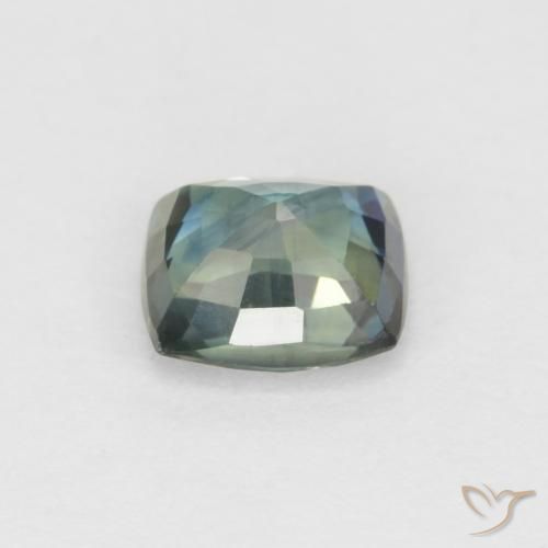 Zafiro Multicolor natural de 1.19 ct, Forma Cojín, VVS-VS