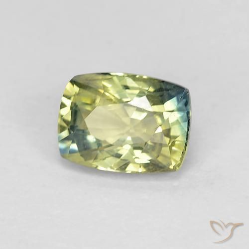 Zafiro Multicolor natural de 1.18 ct, Forma Cojín, VS