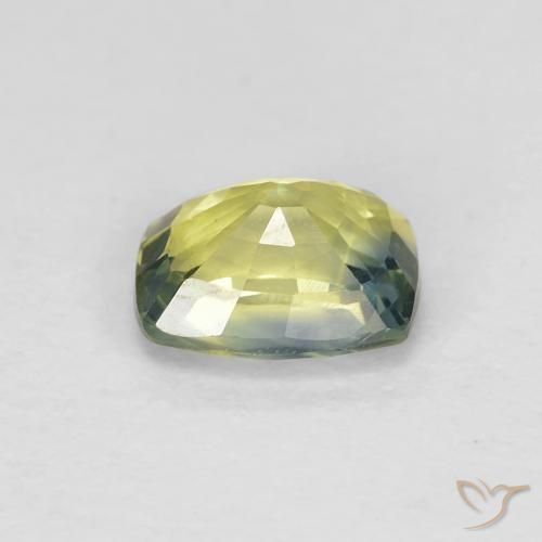 Zafiro Multicolor natural de 1.18 ct, Forma Cojín, VS