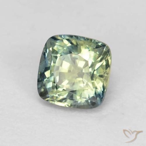 Zafiro Multicolor natural de 0.98 ct, Forma Cojín, VS