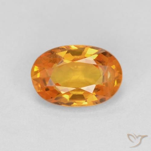 0.69ct Natural Oro Zafiro, Ovalada, VS