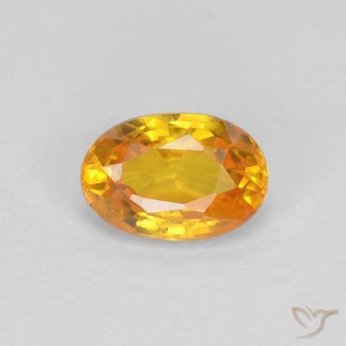 0.62ct Natural Oro Zafiro, Ovalada, VVS