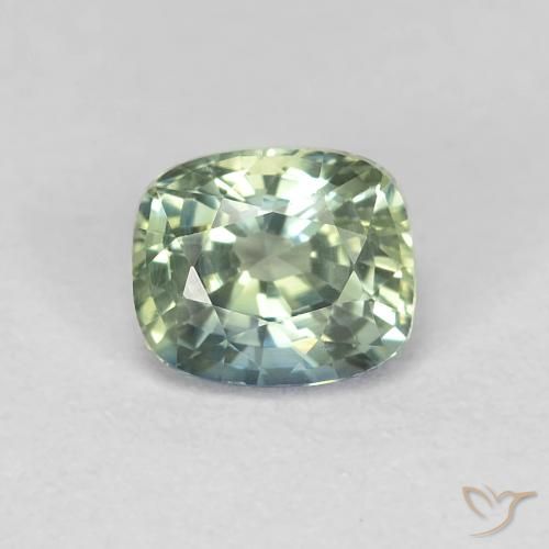 0.90ct Natural Multicolor Zafiro, Forma Cojín, VVS