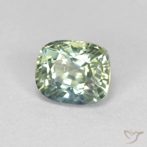 Zafiro Multicolor natural de 0.90 ct, Forma Cojín, VVS