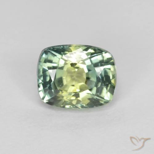 0.85ct Natural Multicolor Zafiro, Forma Cojín, VVS
