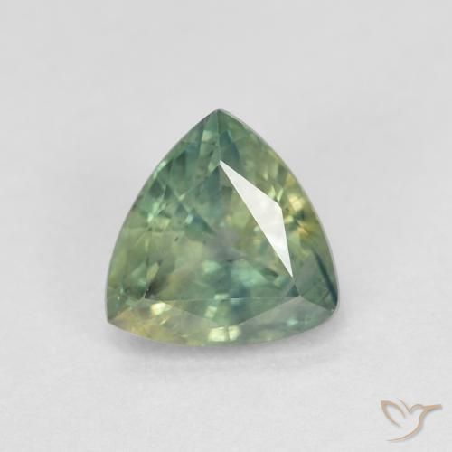 0.96ct Natural Multicolor Zafiro, Trillón, VS