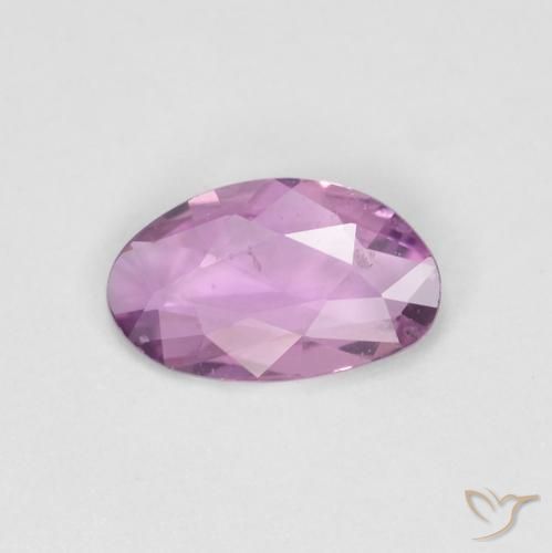 0.46ct Natural Púrpura rosáceo intenso Zafiro, Elegante, VS