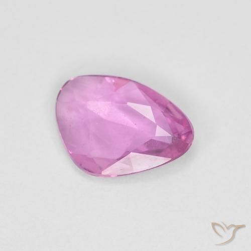 0.58ct Natural Rosado púrpura real Zafiro, Elegante, VS