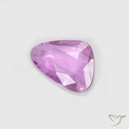 Zafiro Púrpura rosado natural de 0.56 ct, Elegante, VS