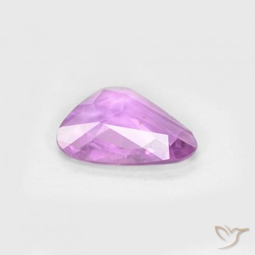 Zafiro Púrpura rosado natural de 0.56 ct, Elegante, VS