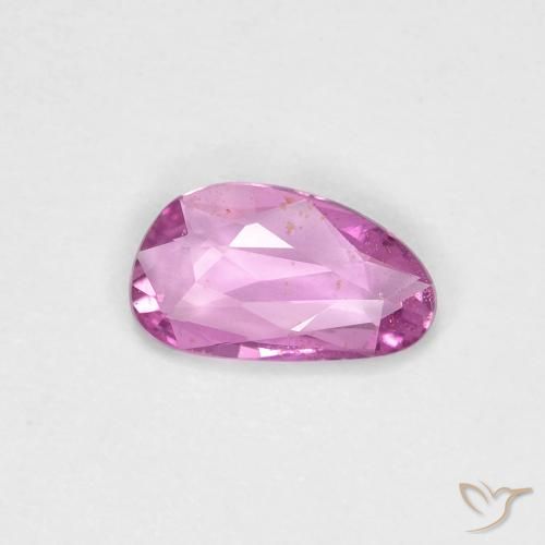 0.60ct Natural Púrpura rosáceo intenso Zafiro, Elegante, VS