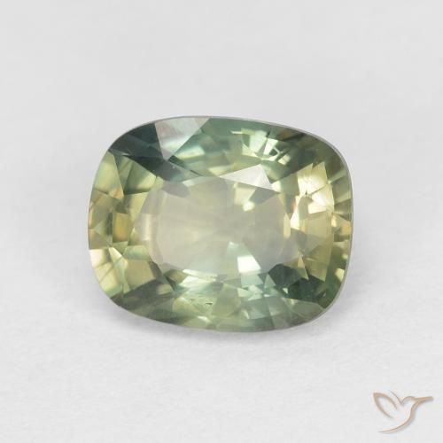 Zafiro Multicolor natural de 1.40 ct, Forma Cojín, VS