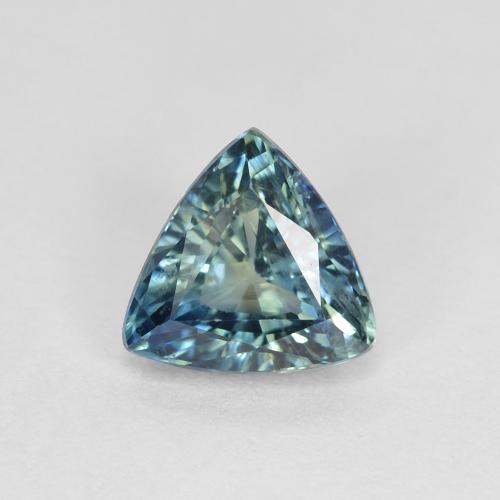 Zafiro azul natural de 1,04 ct, trillón, VS