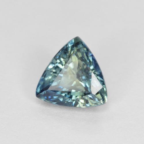 Zafiro azul natural de 1,04 ct, trillón, VS