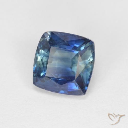 Zafiro Cerceta natural de 0.97 ct, Forma Cojín, VS-SI