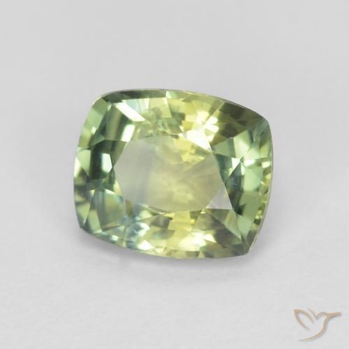 Zafiro Multicolor natural de 1.16 ct, Forma Cojín, VS