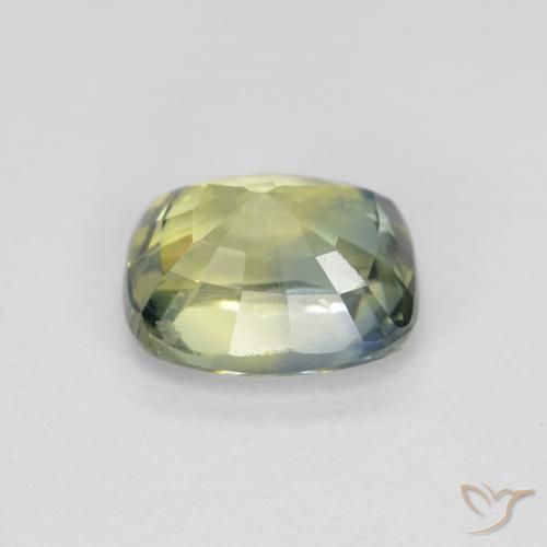 Zafiro Multicolor natural de 1.06 ct, Forma Cojín, VVS-VS