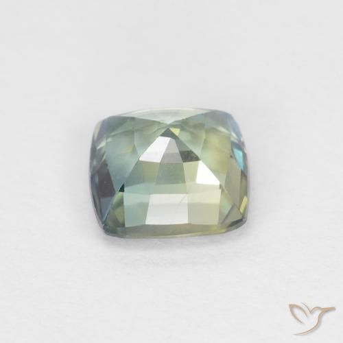 Zafiro Cerceta natural de 0.97 ct, Forma Cojín, VS