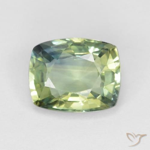 1.29ct Natural Multicolor Zafiro, Forma Cojín, VVS