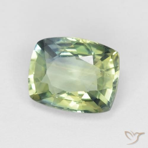 Zafiro Multicolor natural de 1.29 ct, Forma Cojín, VVS