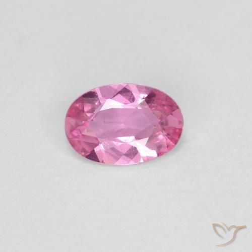 0.44ct Natural Rosado púrpura real Zafiro, Ovalada, VS