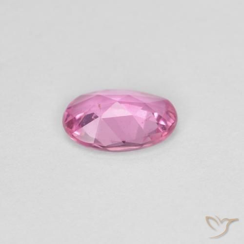 Zafiro Rosado púrpura real natural de 0.44 ct, Ovalada, VS