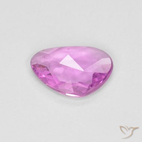 Zafiro Púrpura rosado natural de 0.63 ct, Elegante, VS