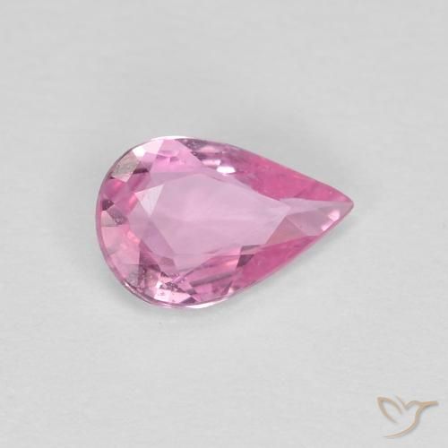 0.35ct Natural Rosado intenso Zafiro, En forma de pera, VVS