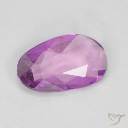 Zafiro Rosado púrpura real natural de 0.55 ct, Elegante, VVS