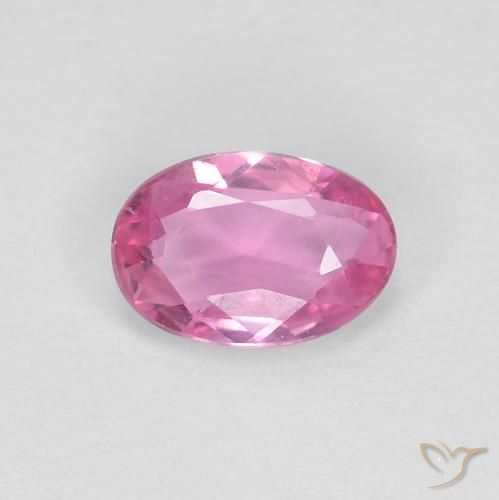 0.47ct Natural Rosado medio Zafiro, Ovalada, VVS