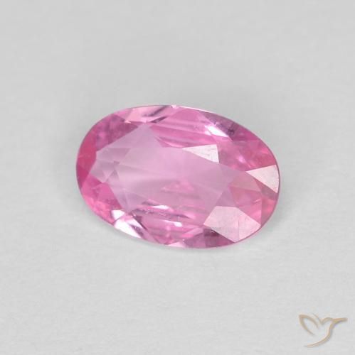 Zafiro Rosa natural de 0.42 ct, Ovalada, VVS