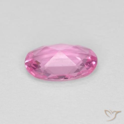 Zafiro Rosa natural de 0.42 ct, Ovalada, VVS
