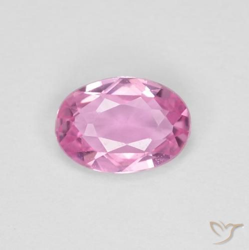 0.41ct Natural Rosado intenso Zafiro, Ovalada, VVS