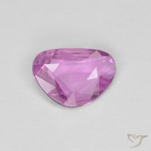 0.51ct Natural Púrpura medio Zafiro, Elegante, VVS-VS