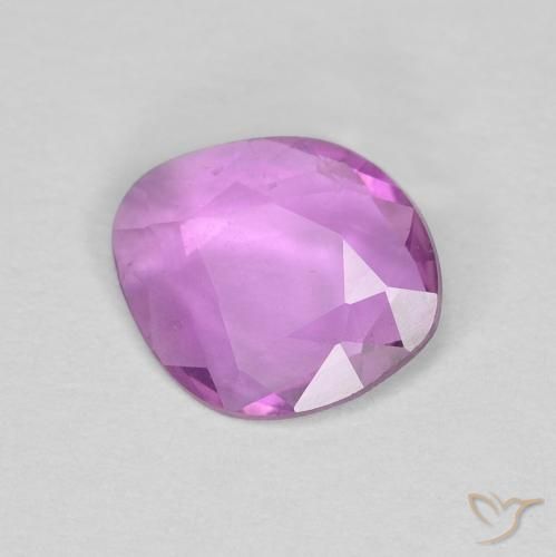 0.59ct Natural Púrpura eléctrico Zafiro, Elegante, VS, Photo A