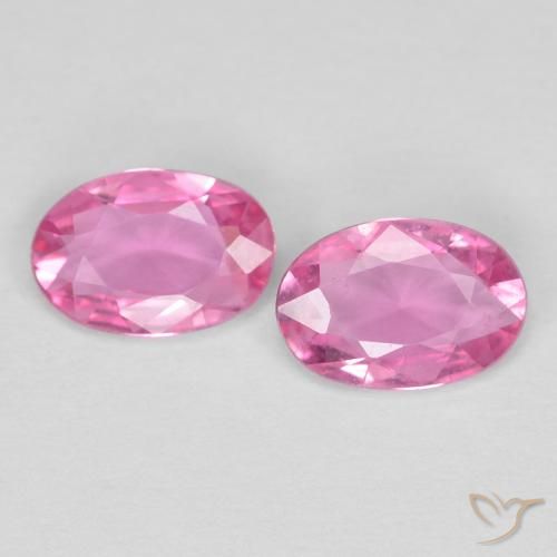 0.80ctw Natural Rosado púrpura real Zafiro, Ovalada, VS