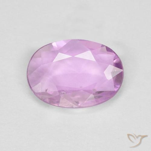 0.67ct Natural Púrpura medio Zafiro, Ovalada, VS