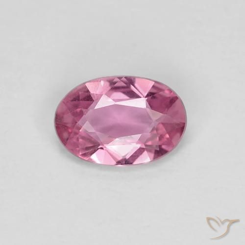 0.40ct Natural Rosado medio Zafiro, Ovalada, VVS-VS