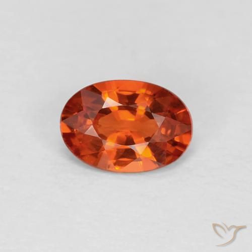 0.48ct Natural Rojo carmesí claro Zafiro, Ovalada, VVS