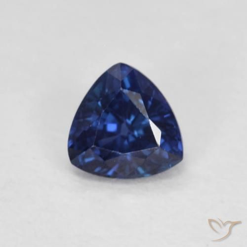 0.41ct Natural Azul crepúsculo Zafiro, Trillón, VVS-VS
