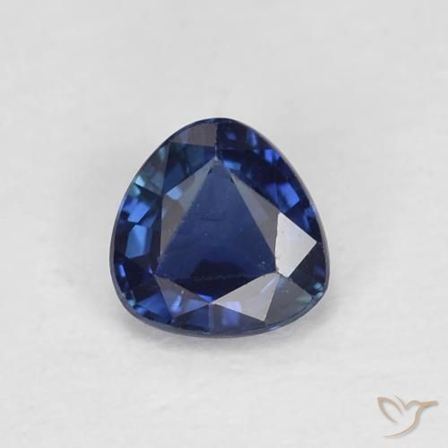 0.45ct Natural Azul crepúsculo Zafiro, Trillón, VVS-VS