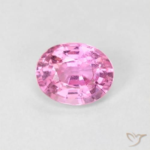 0.54ct Natural Rosado intenso Zafiro, Ovalada, VS